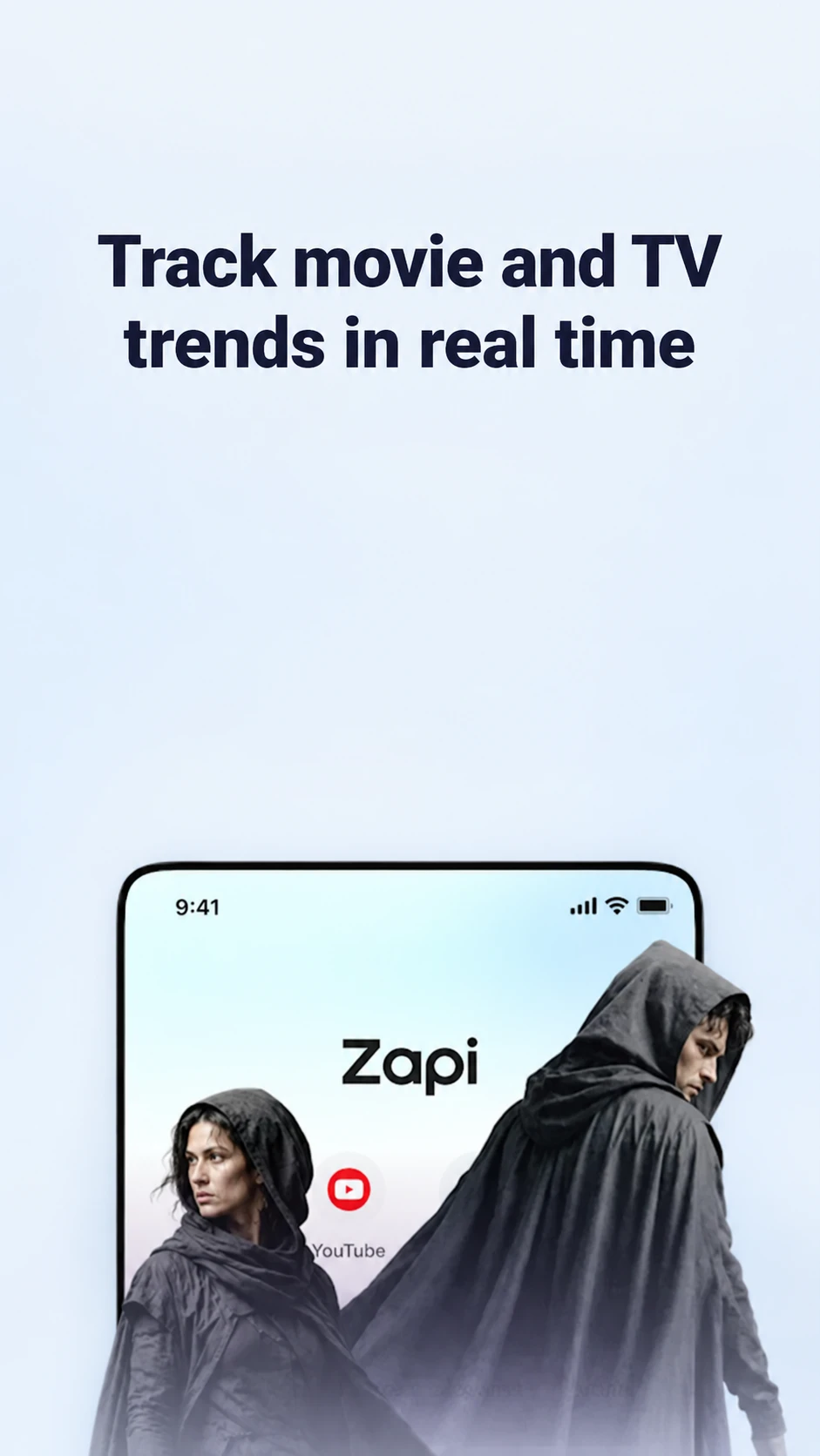 Zapi movies and series discovery screen